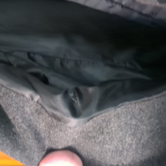 SANDRA AUGELAZZI* 100% wool 3/4 length satin lined 3 button front winter coat - Picture 13 of 14